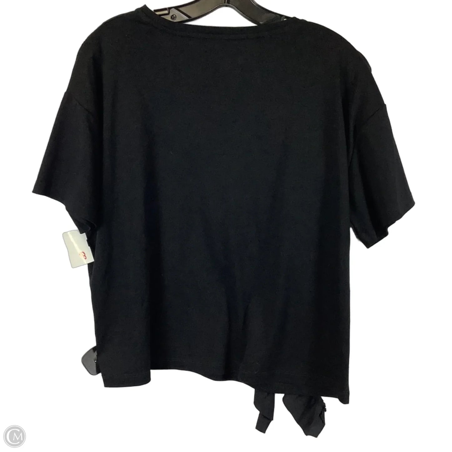 Top Short Sleeve By Cmb In Black, Size: S
