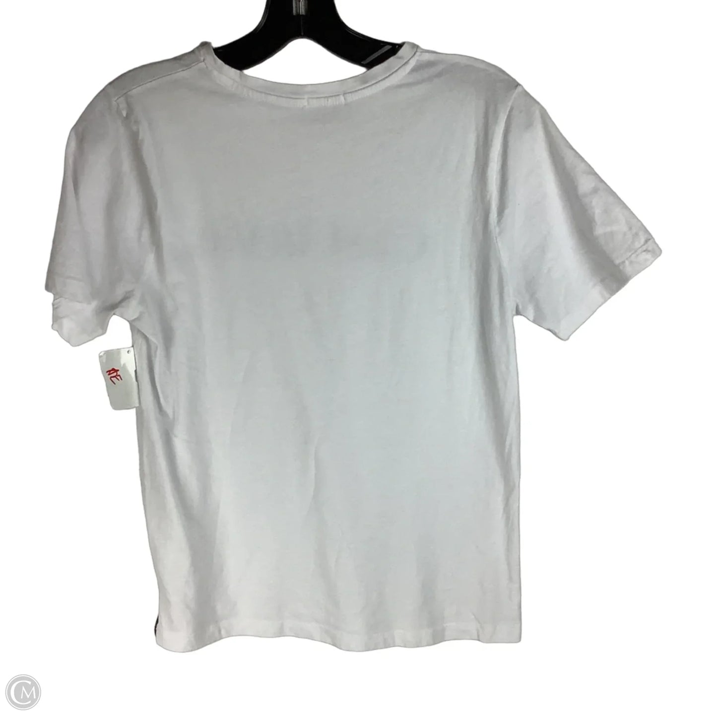 Top Short Sleeve By Stradivarius In White, Size: S