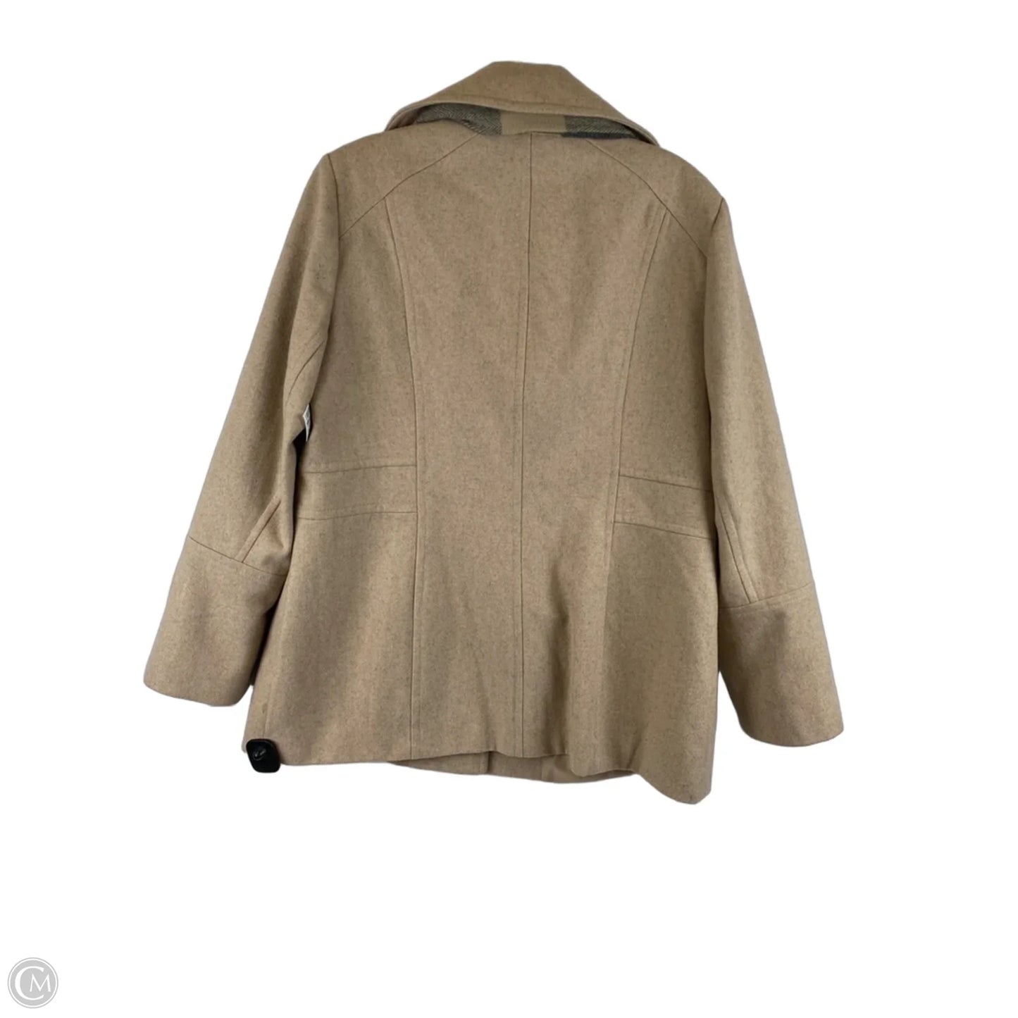 Coat Peacoat By London Fog In Tan, Size: L