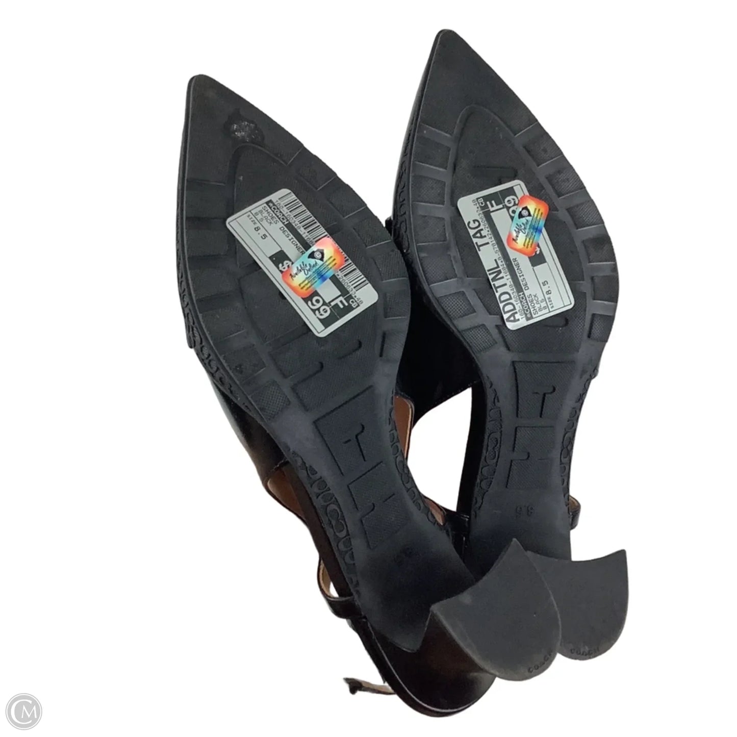 Shoes Designer By Coach In Black, Size: 8.5