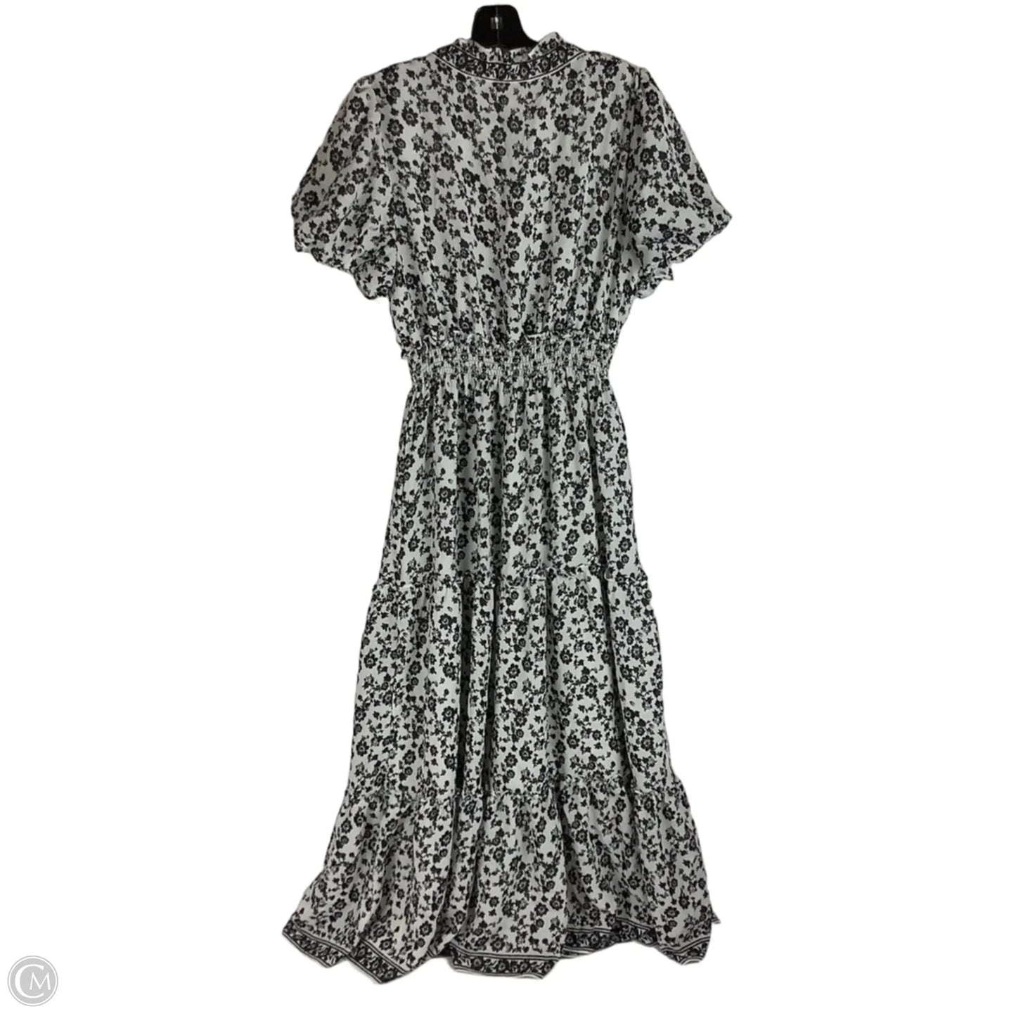 Dress Casual Maxi By Max Studio In Black & White, Size: L