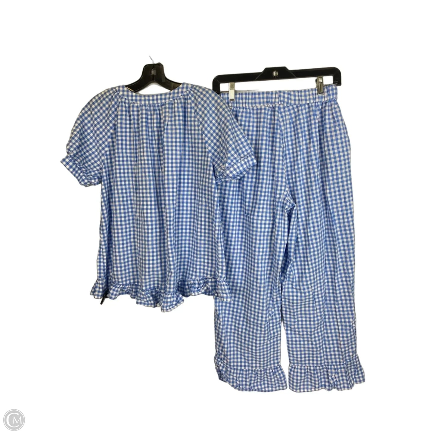 Pants Set 2pc By Clothes Mentor In Plaid Pattern, Size: M