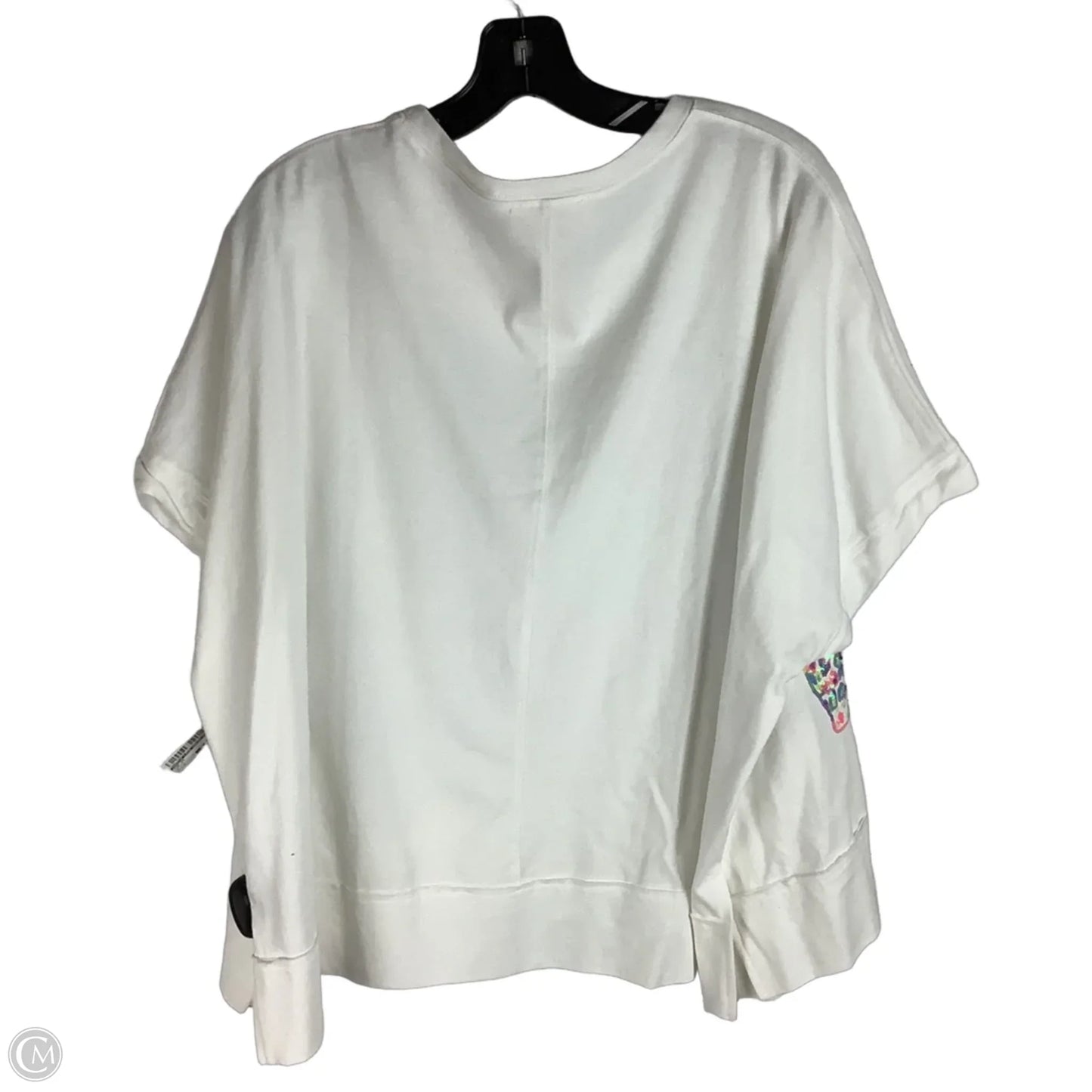 Top Short Sleeve By Peach Love Cream California In White, Size: S