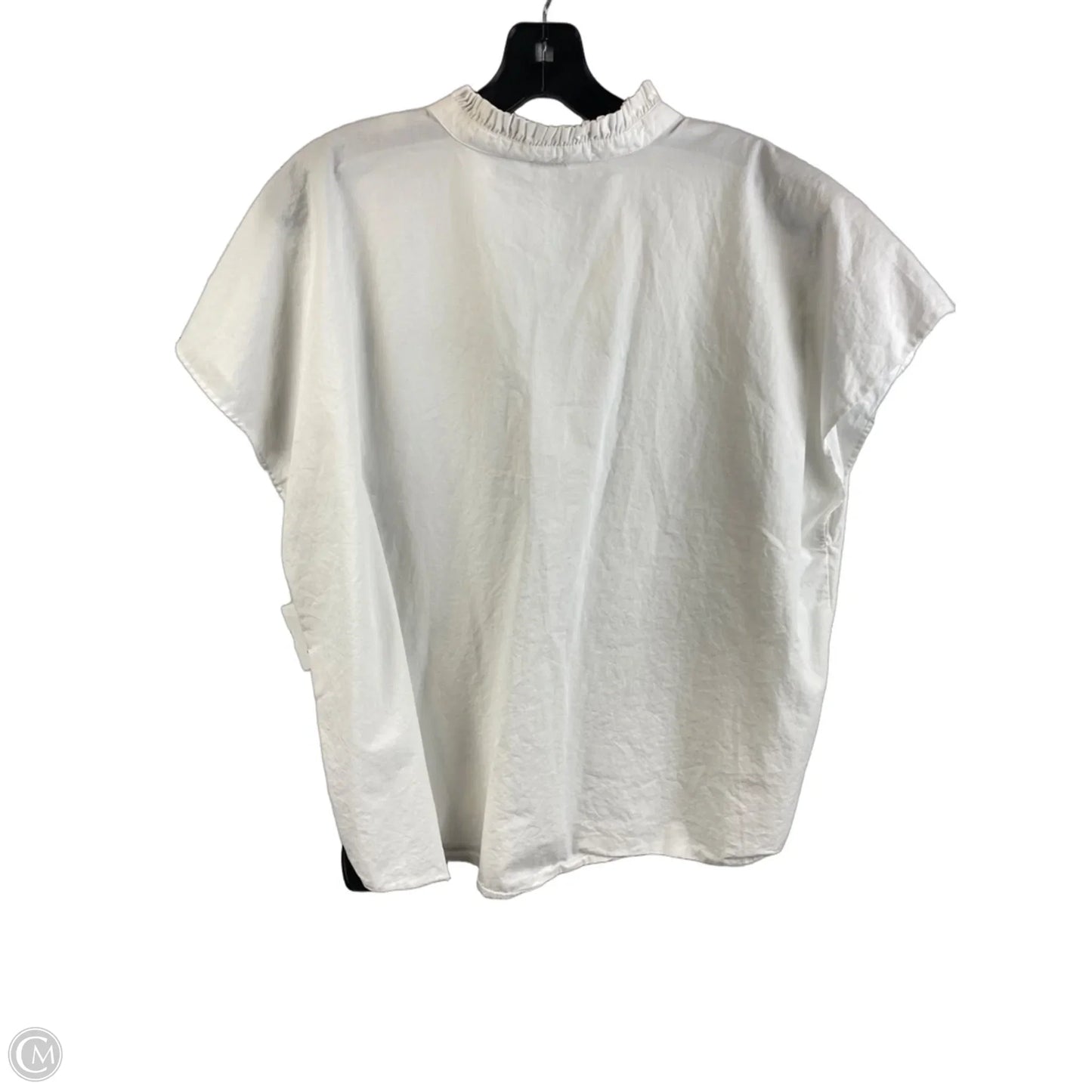 Top Short Sleeve By Crown And Ivy In White, Size: L