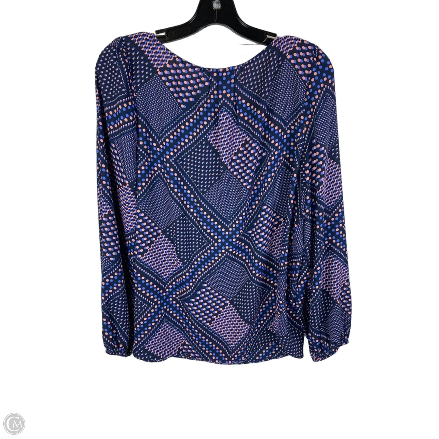 Top Long Sleeve By Loft In Navy, Size: L