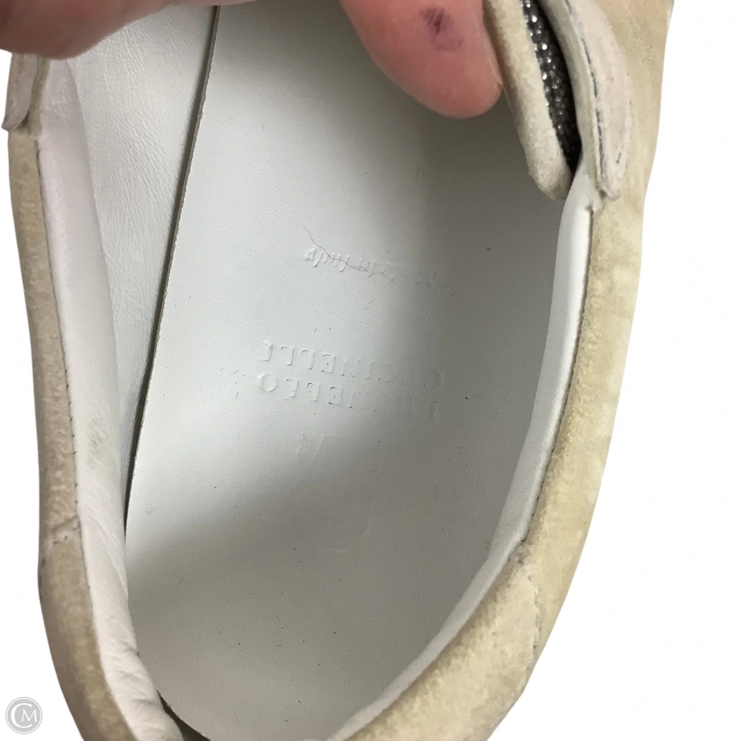 Shoes Designer By Brunello Cucinelli In Beige, Size: 35.5