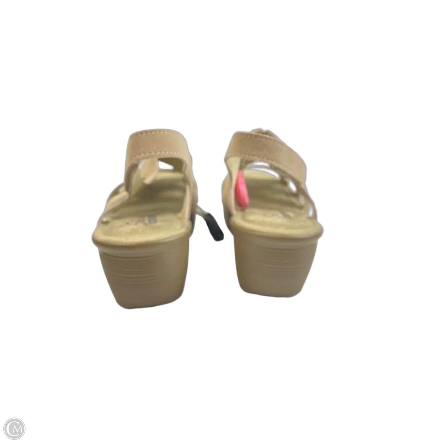 Sandals Heels Block By Skechers In Beige, Size: 10