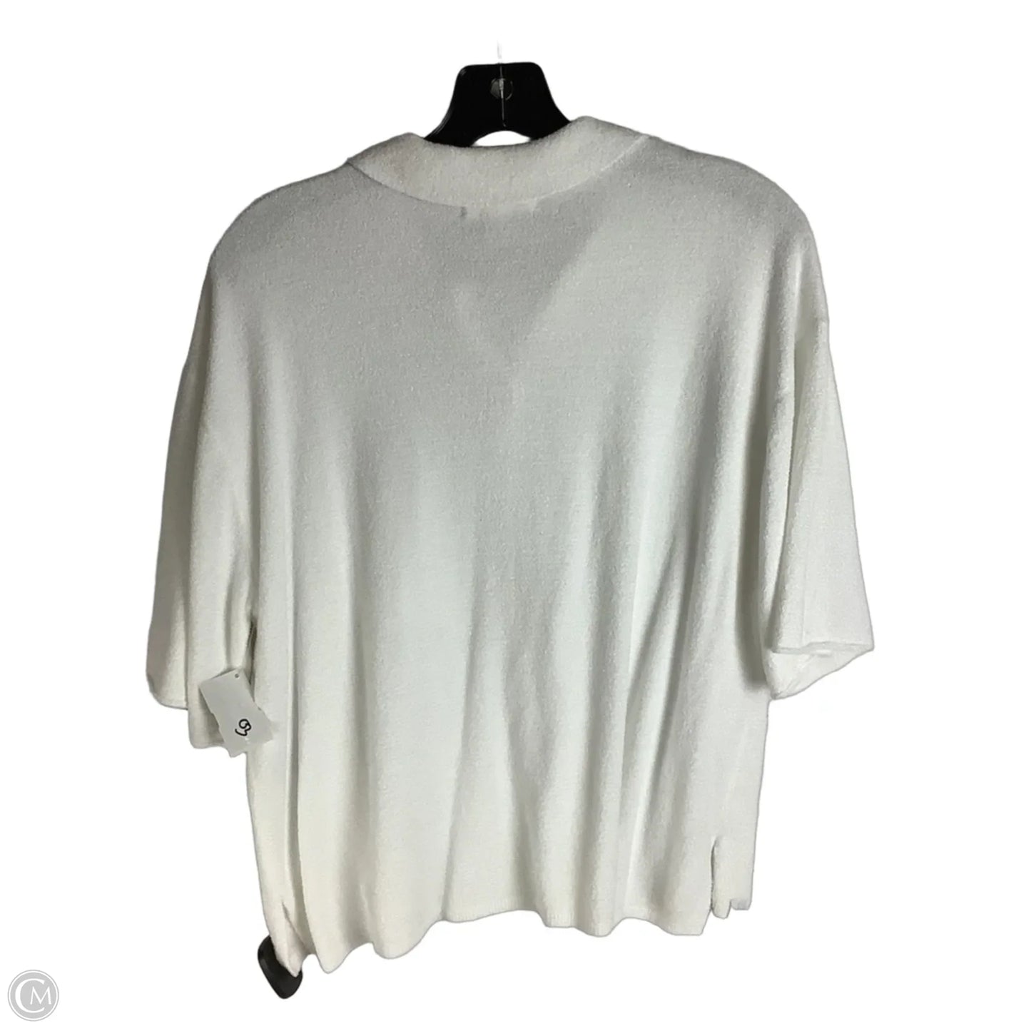 Top Short Sleeve By Barefoot Dreams In White, Size: M