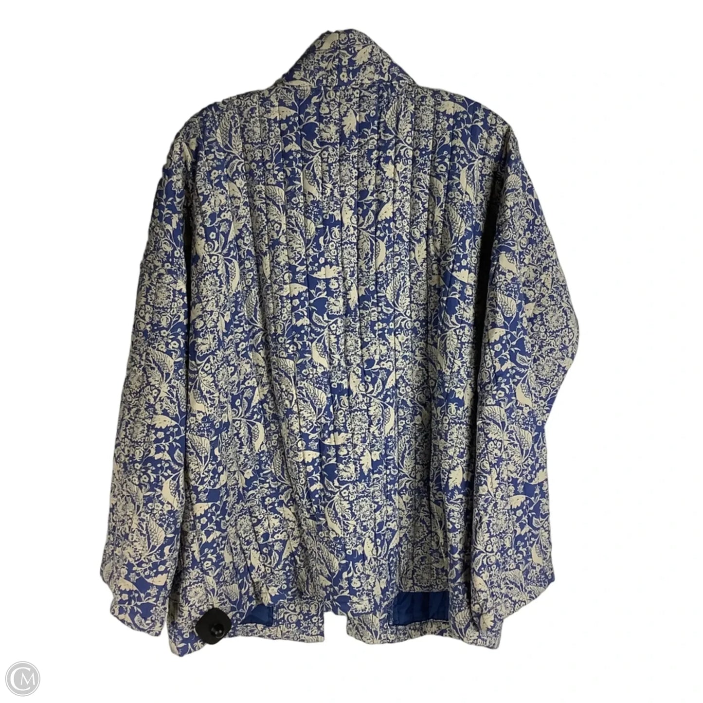 Jacket Puffer & Quilted By Autres Filles In Blue, Size: L