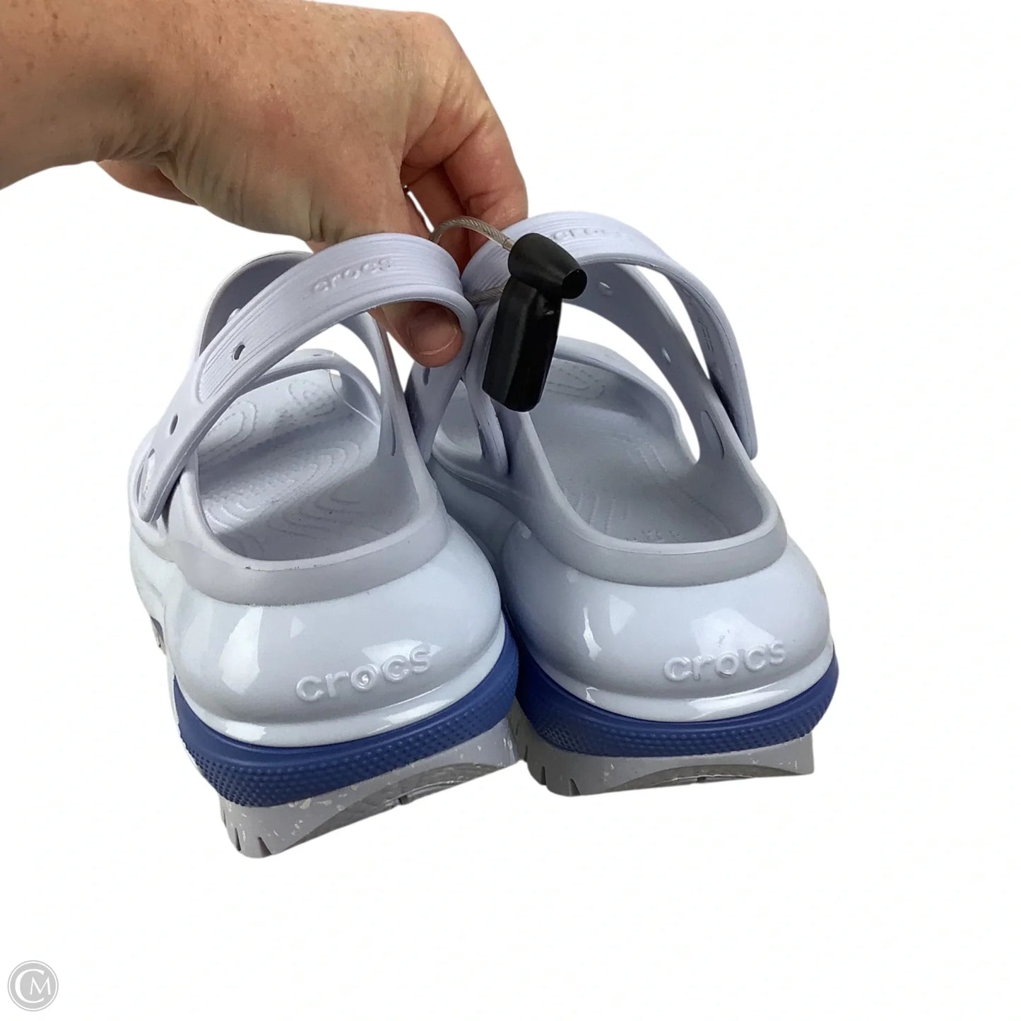 Sandals Sport By Crocs In Blue, Size: 8