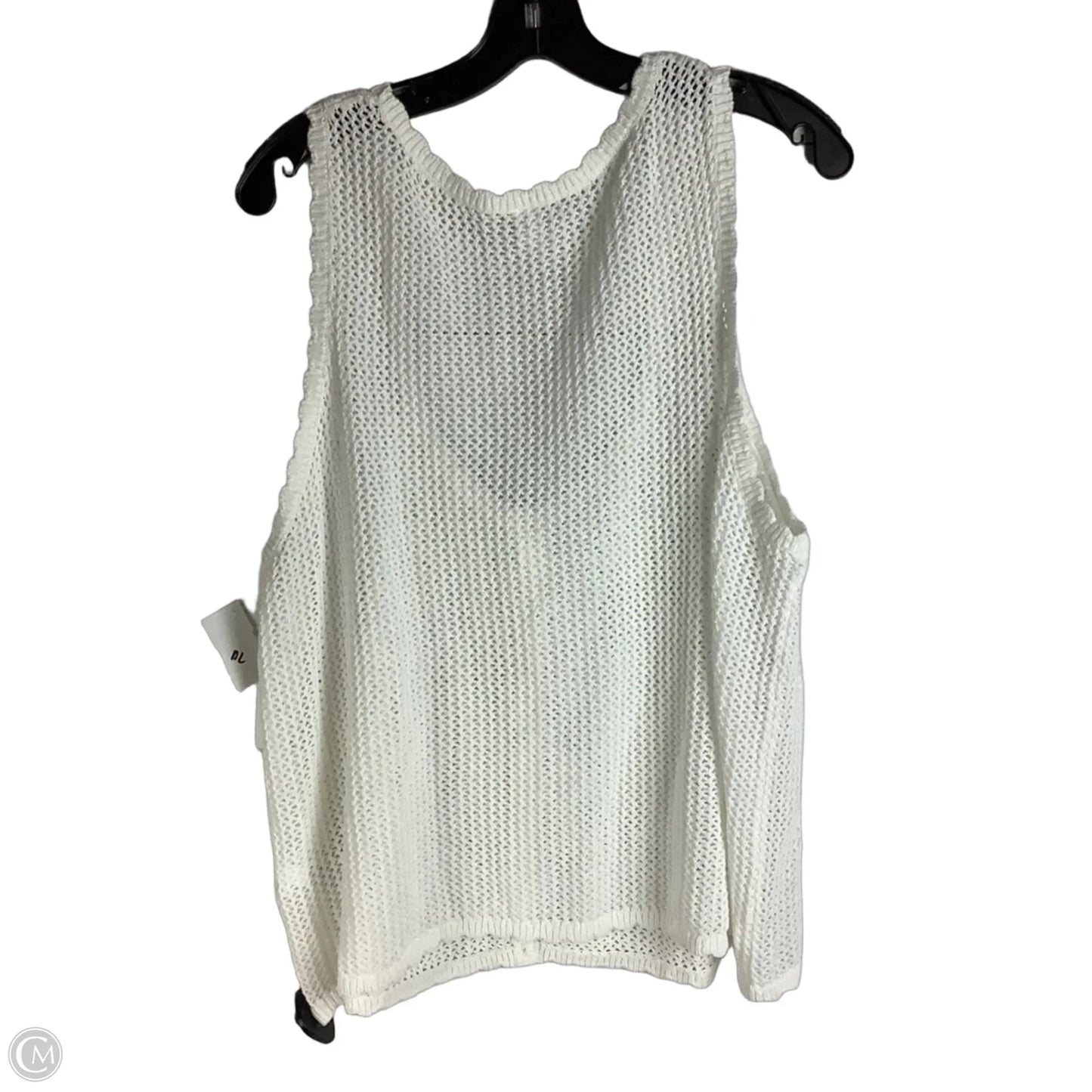 Top Sleeveless By Old Navy In White, Size: Xxl