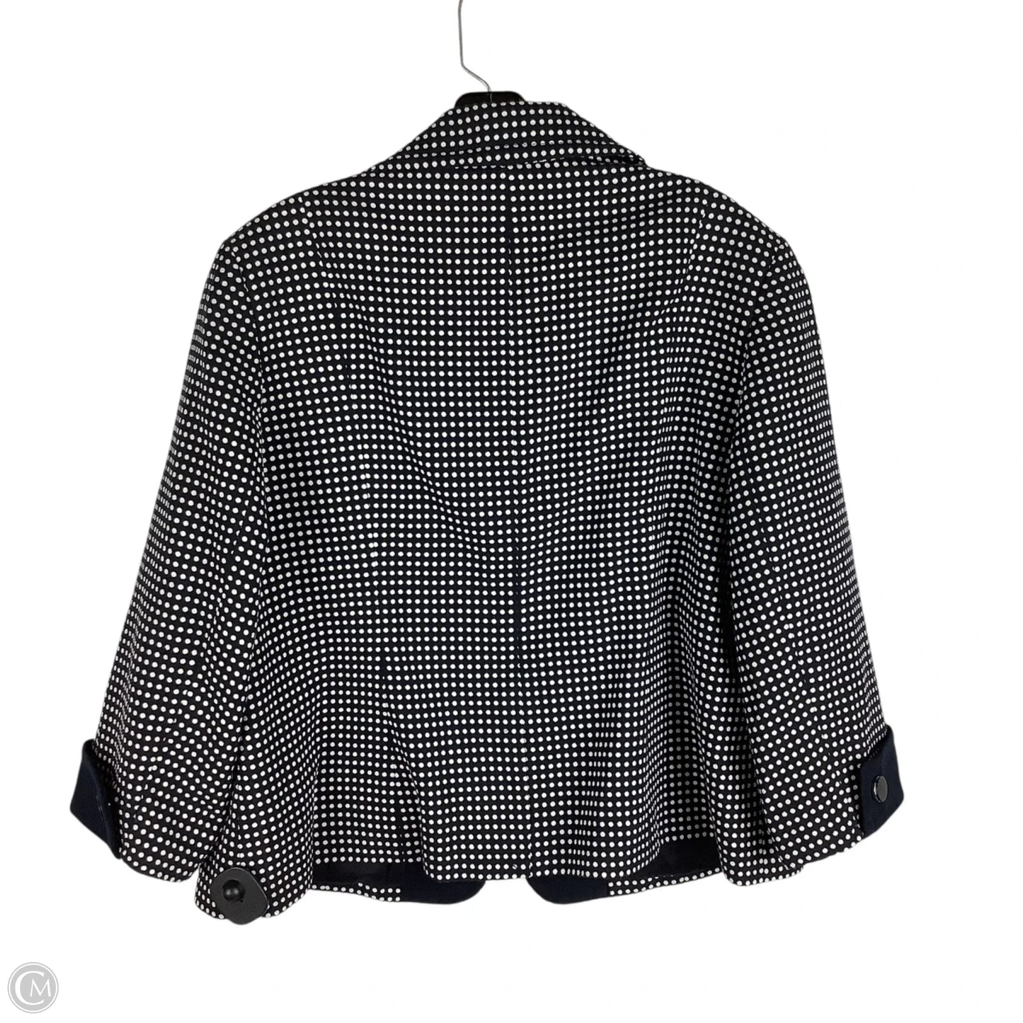Blazer By Talbots In Polkadot Pattern, Size: 14W Petite