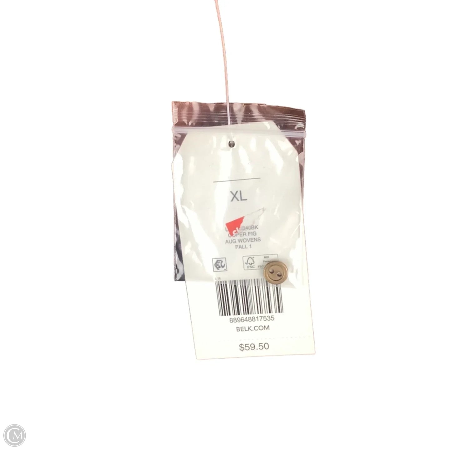 Top Long Sleeve By Wonderly In Brown, Size: Xl