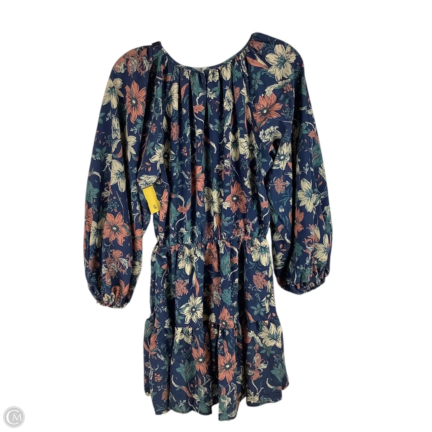 Dress Casual Midi By Cmc In Blue, Size: S