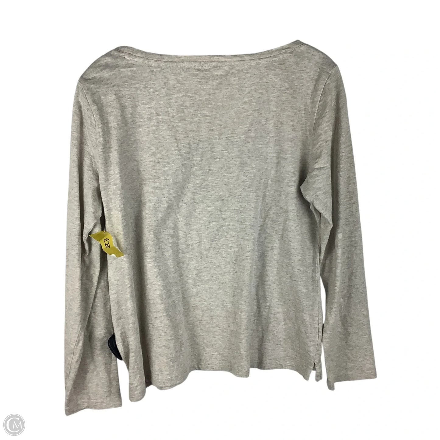 Top Long Sleeve By Talbots In Beige, Size: M