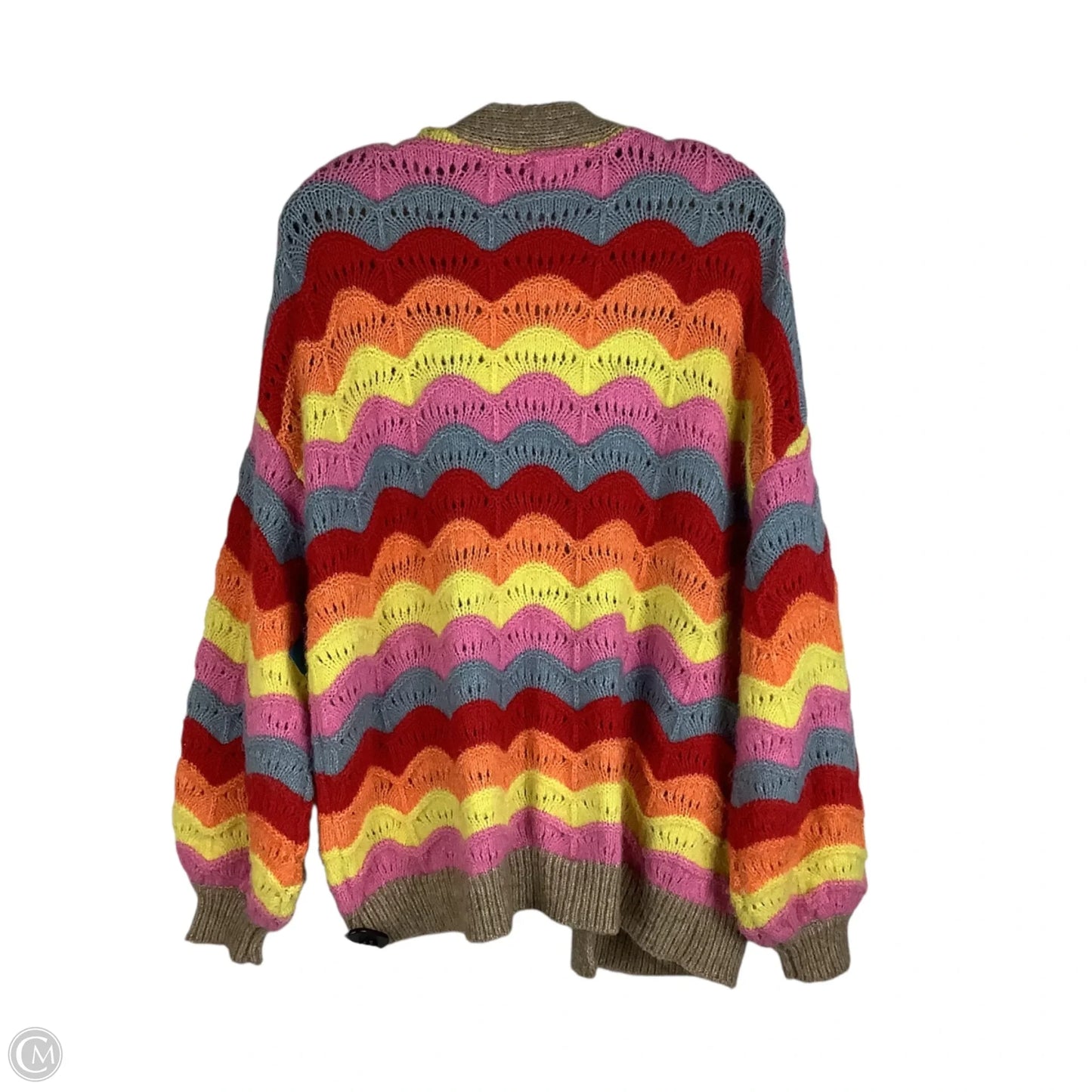 Sweater Cardigan By Ee Some In Multi-colored, Size: S/M