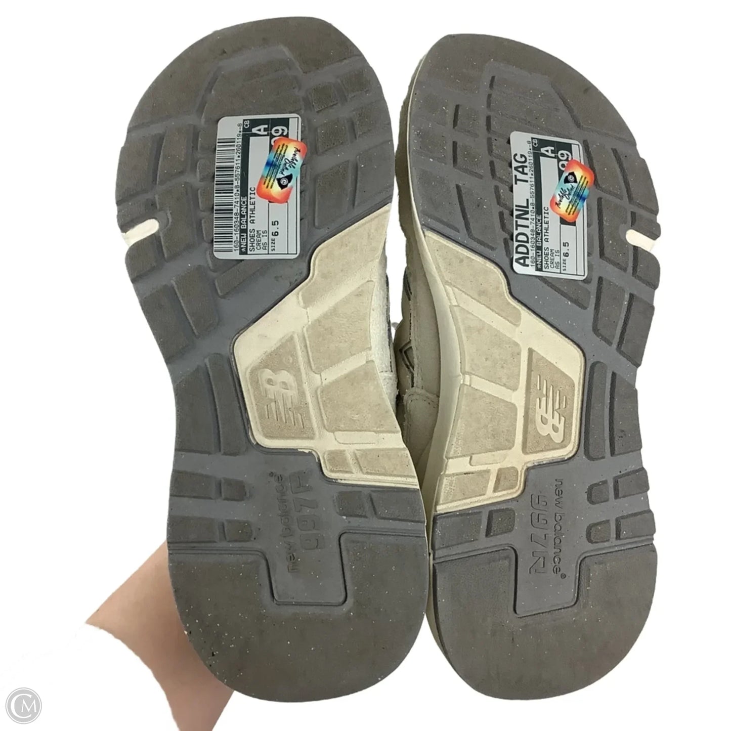 Shoes Athletic By New Balance In Cream, Size: 6.5