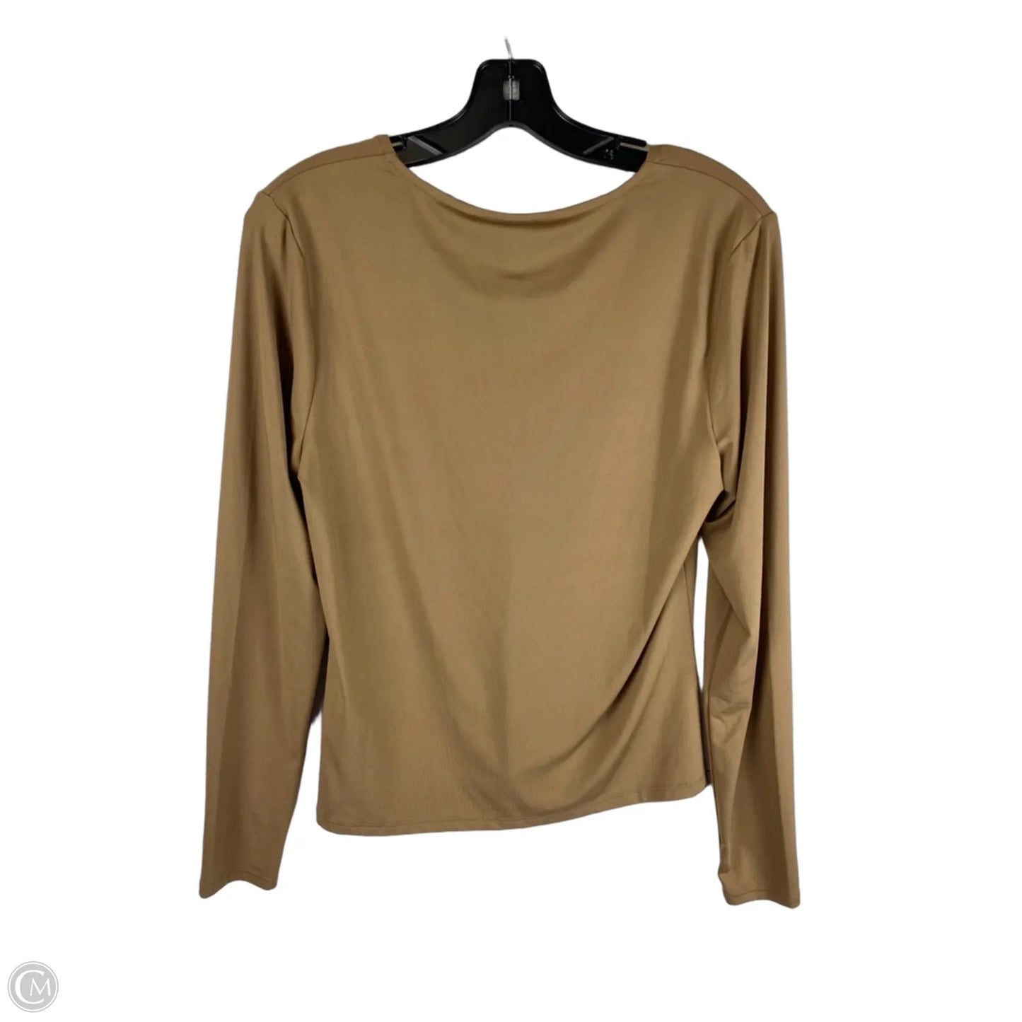 Top Long Sleeve Basic By H&m In Brown, Size: L