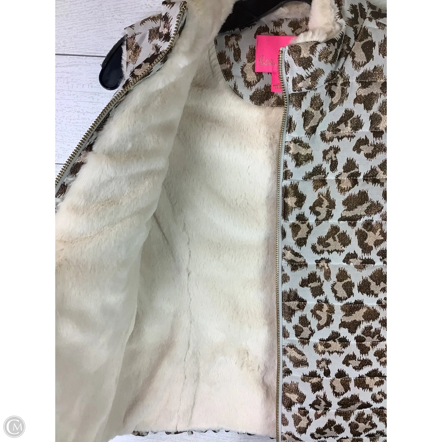Vest Designer By Lilly Pulitzer In Animal Print, Size: Xs