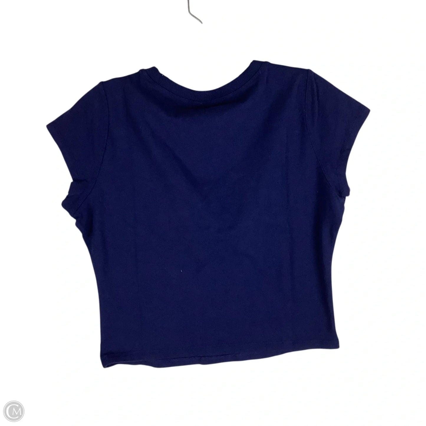 Top Short Sleeve By Daily Practice By Anthropologie In Navy, Size: M