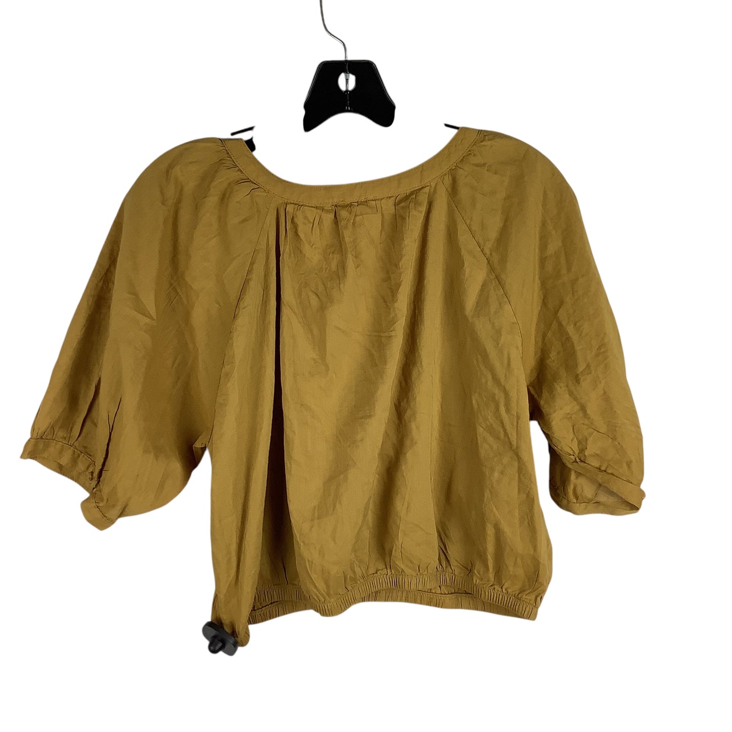 Top Long Sleeve By Aerie In Yellow, Size: L