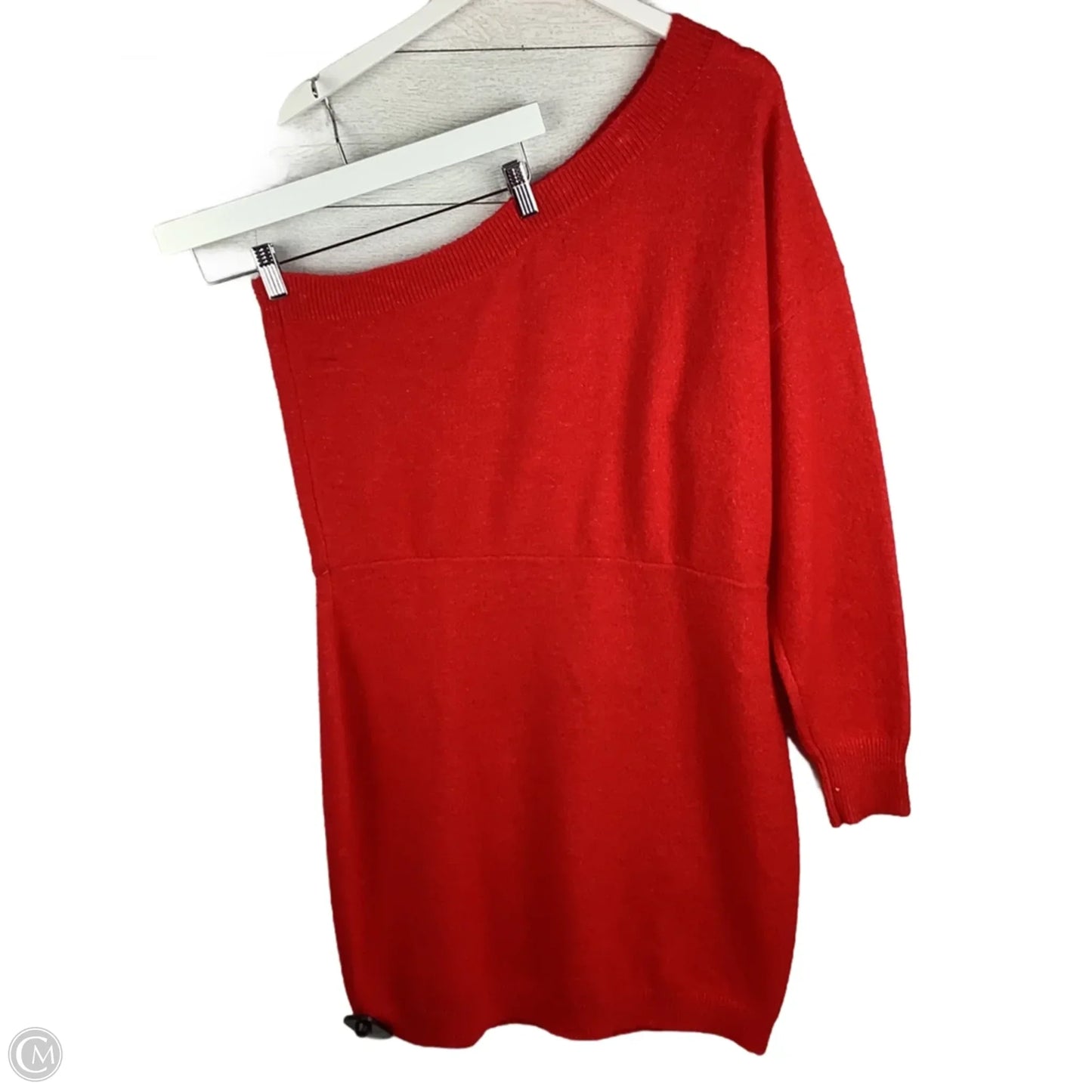 Dress Sweater By Open Edit In Red, Size: Xxl