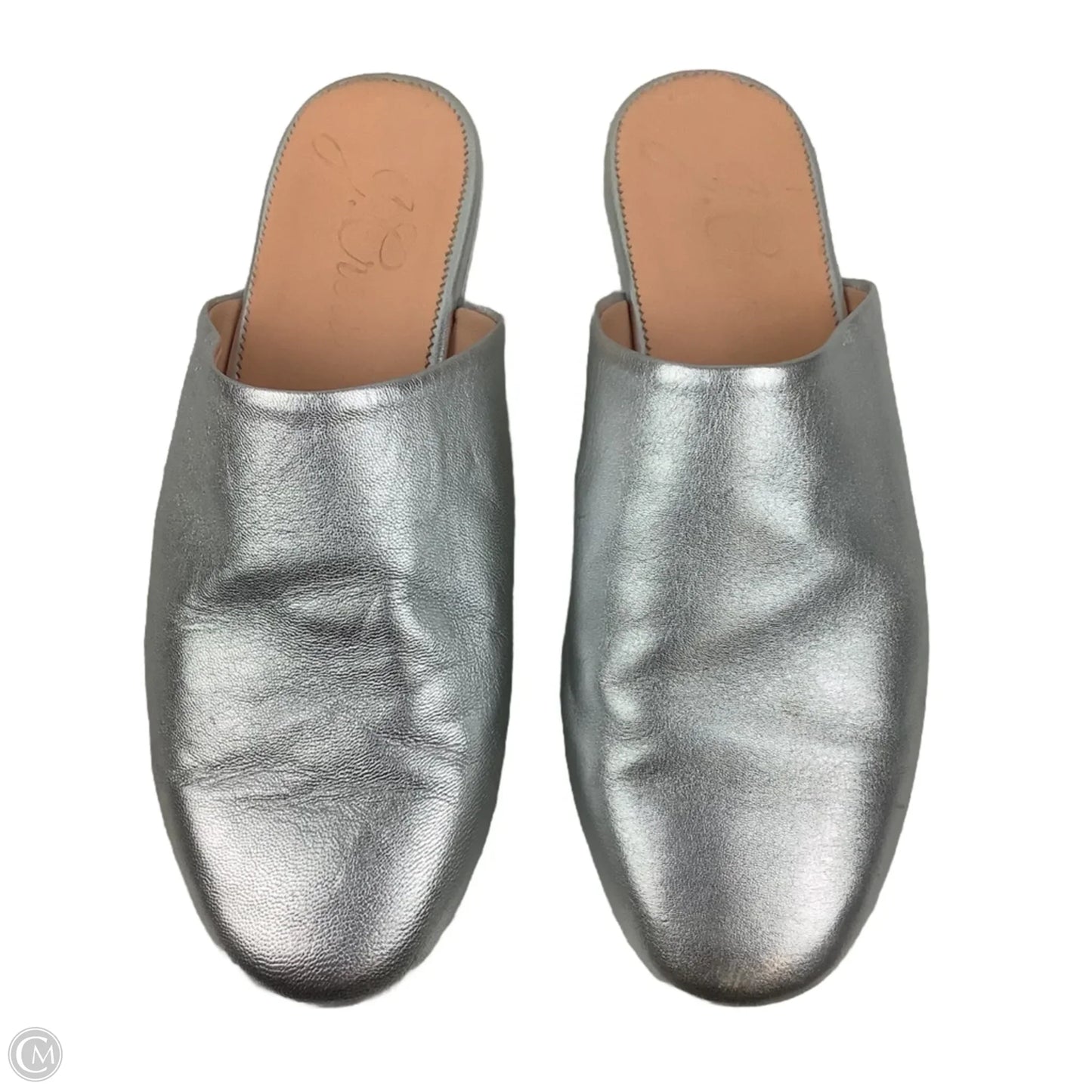 Shoes Flats By J. Crew In Silver, Size: 11