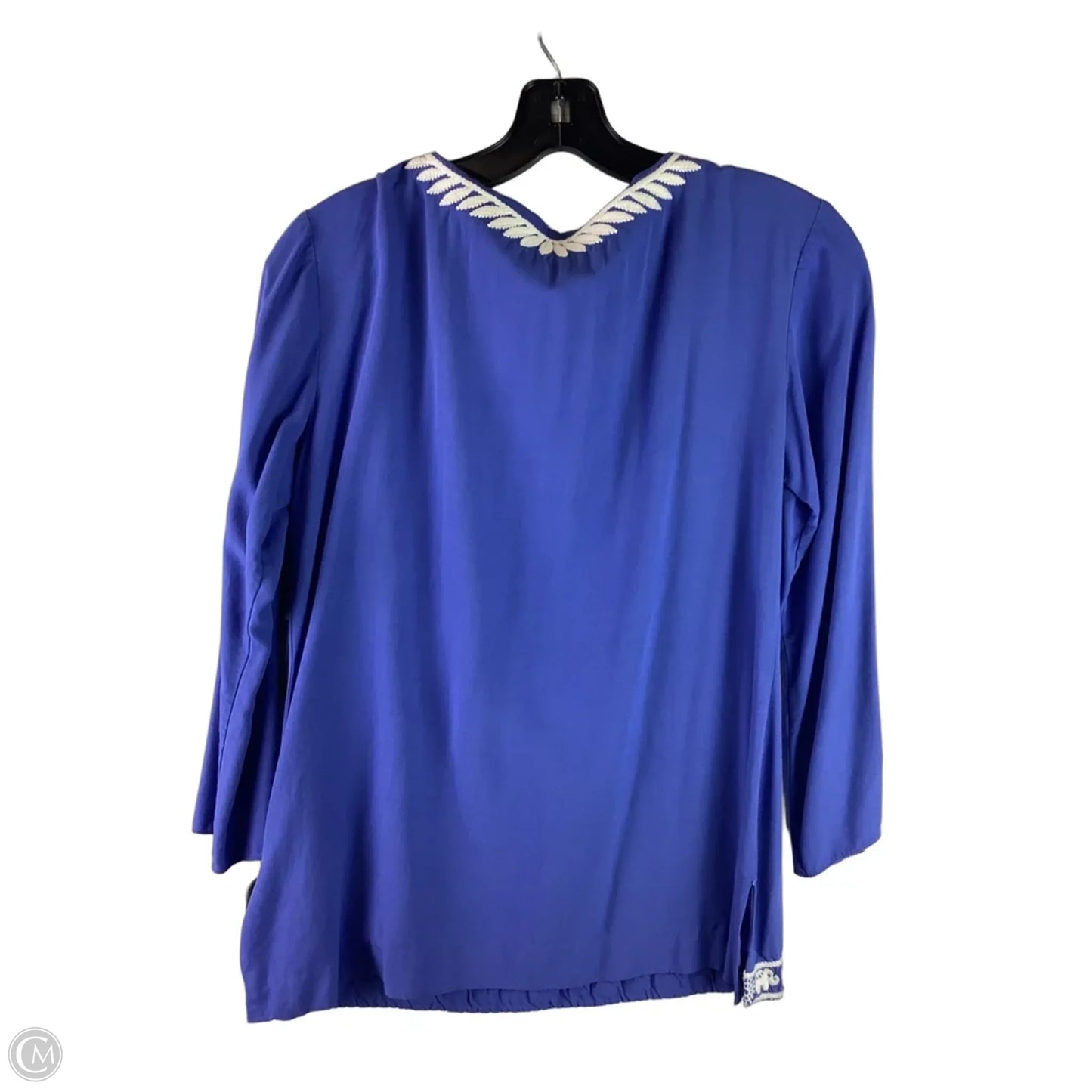 Top Long Sleeve By Lilly Pulitzer In Blue, Size: S