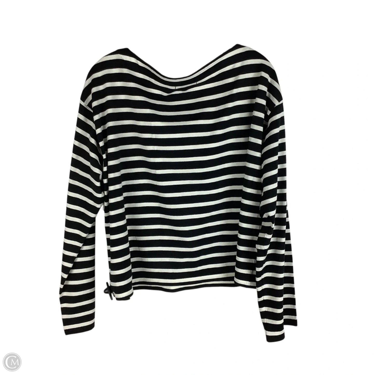 Top Long Sleeve By J. Crew In Striped Pattern, Size: L
