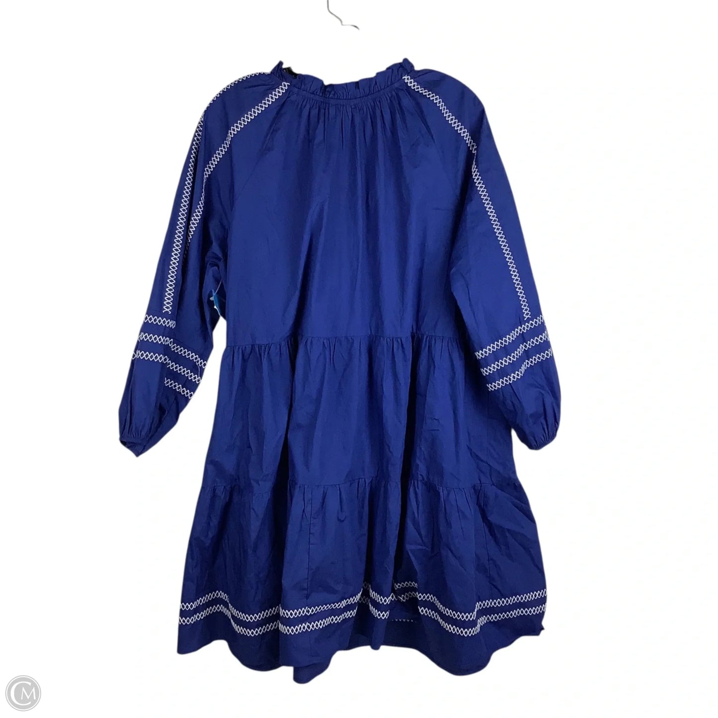 Dress Casual Short By Clothes Mentor In Blue, Size: Xxl