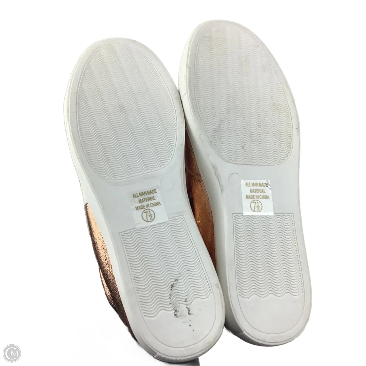 Shoes Sneakers By Nature Breeze In Cream & Pink, Size: 7.5