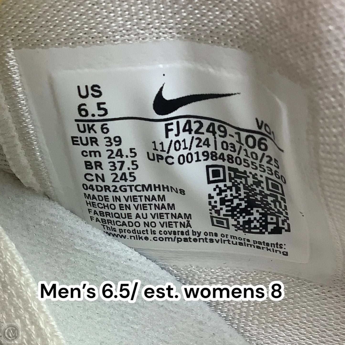 Shoes Sneakers By Nike In Orange & Purple, Size: M6.5/est W8