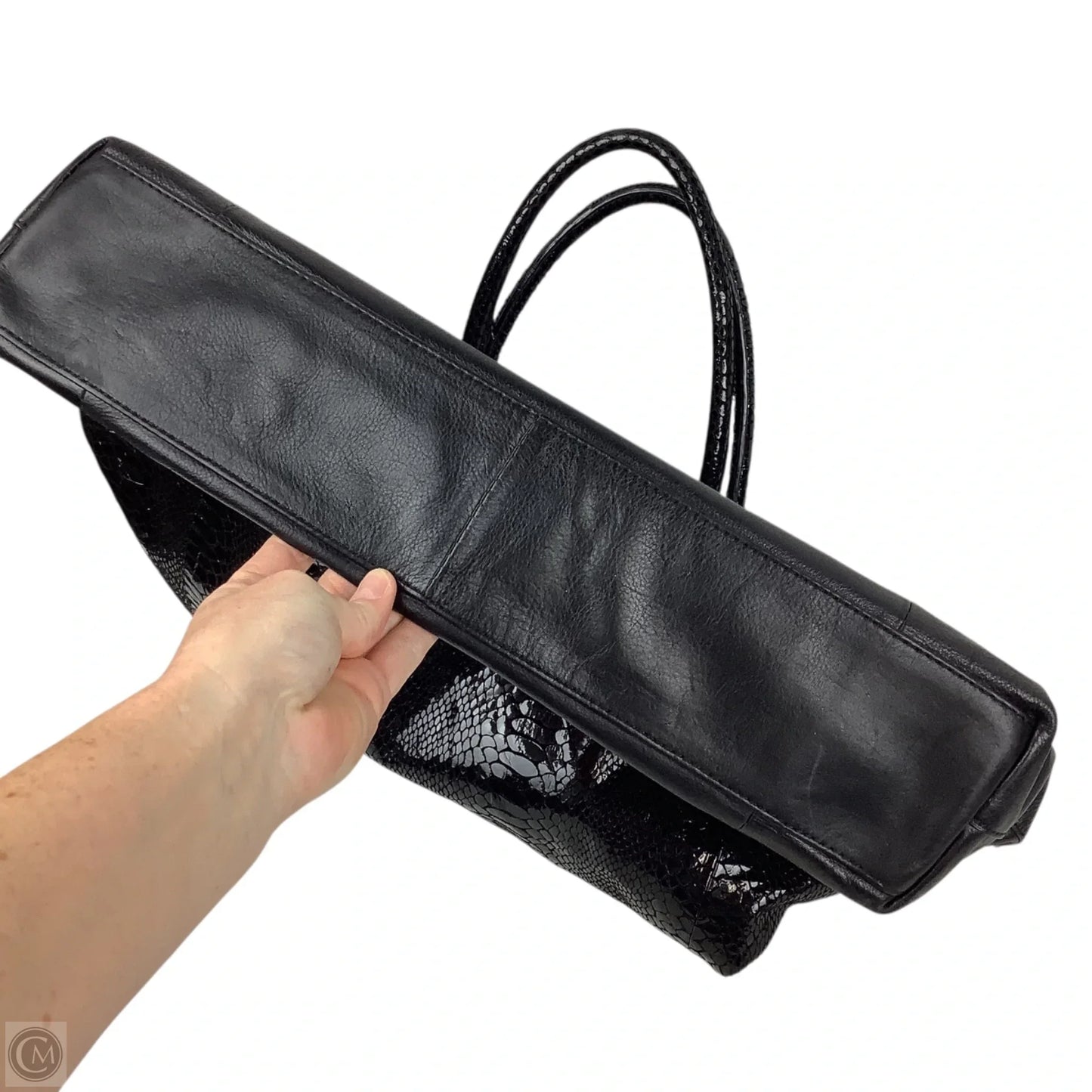 Handbag Leather By Margot, Size: Large