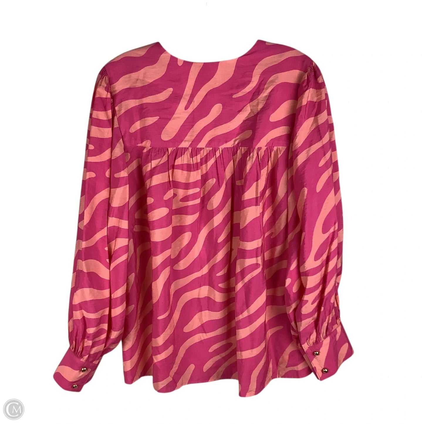 Top Long Sleeve By Ivy Jane In Pink, Size: M/L