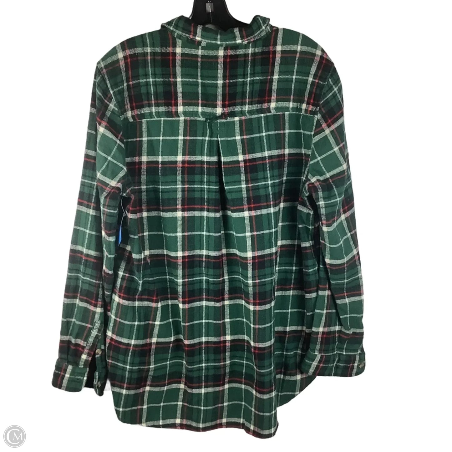 Top Long Sleeve By American Eagle In Green, Size: Xl