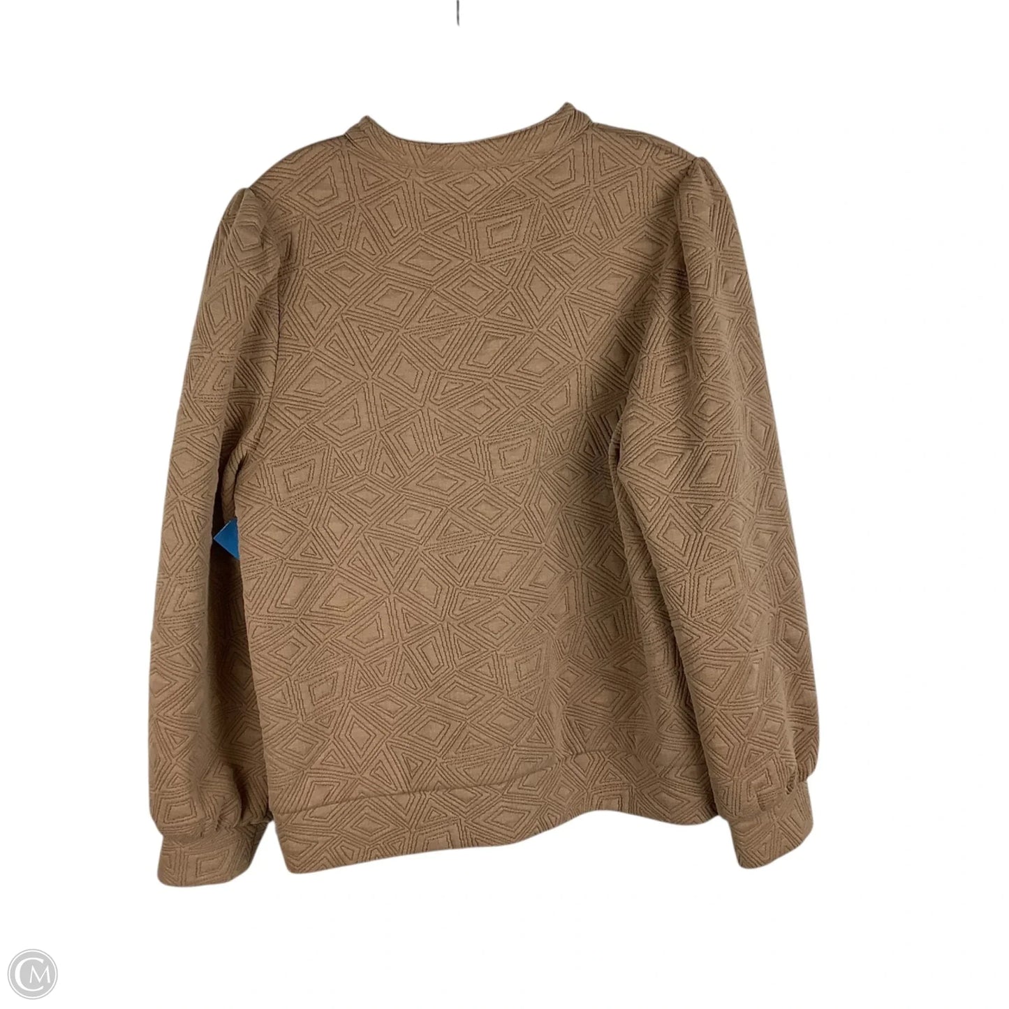 Top Long Sleeve By Thml In Brown, Size: Xl