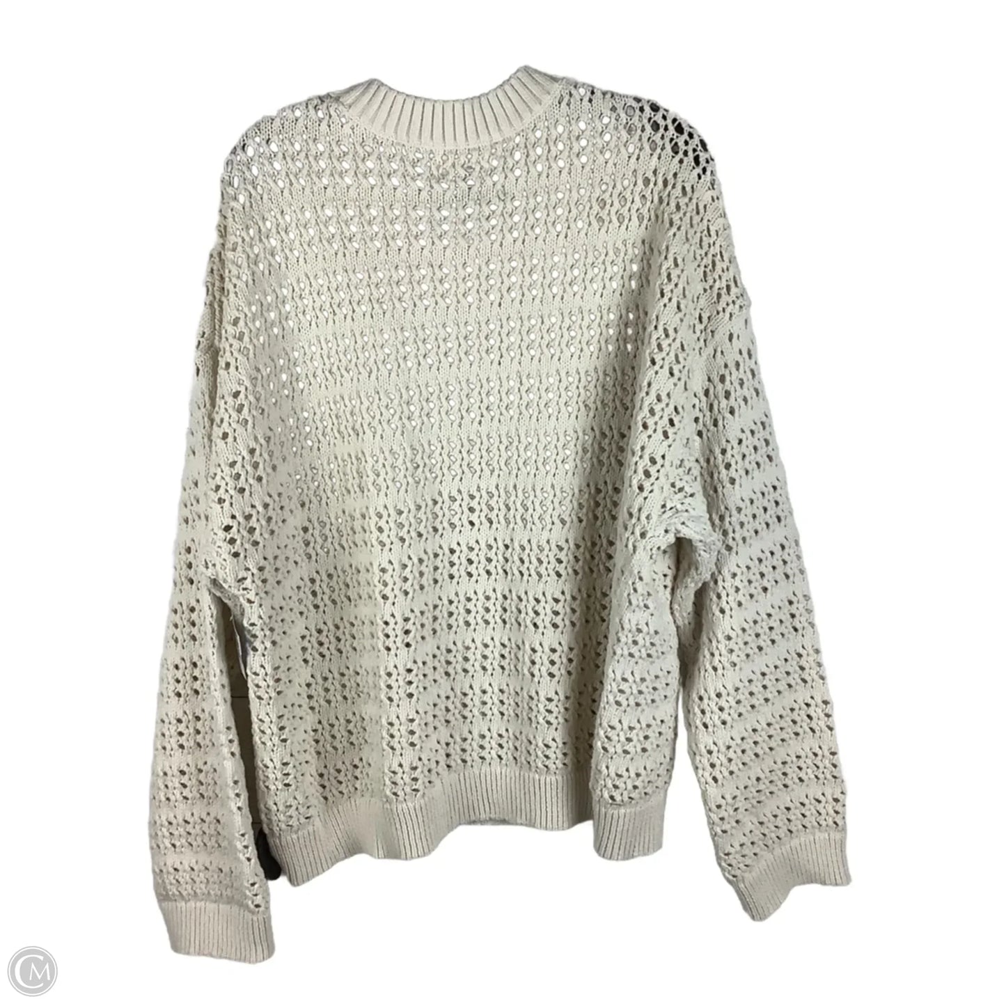 Sweater By Universal Thread In Cream, Size: 2x