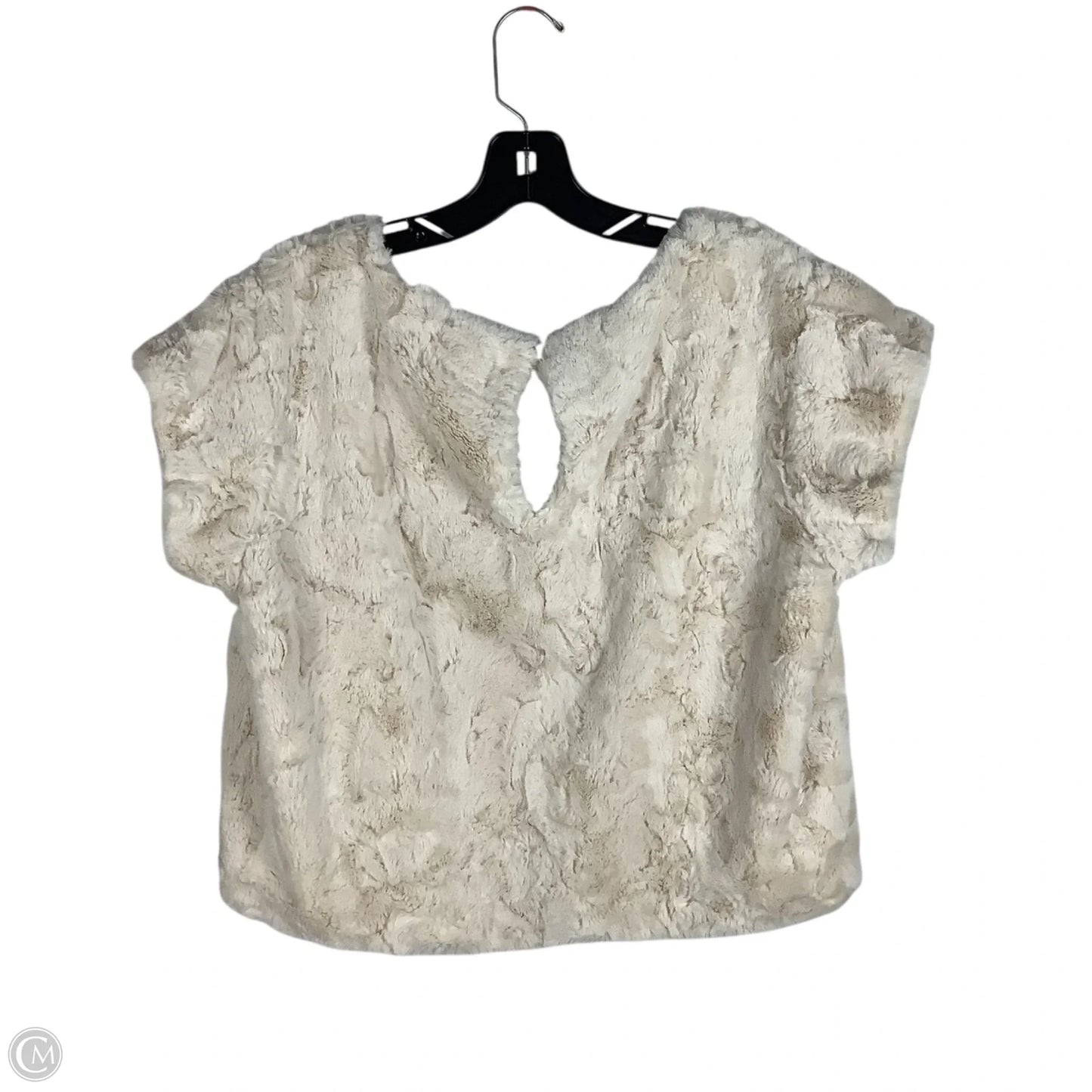 Sweater Short Sleeve By Maeve In Cream, Size: M
