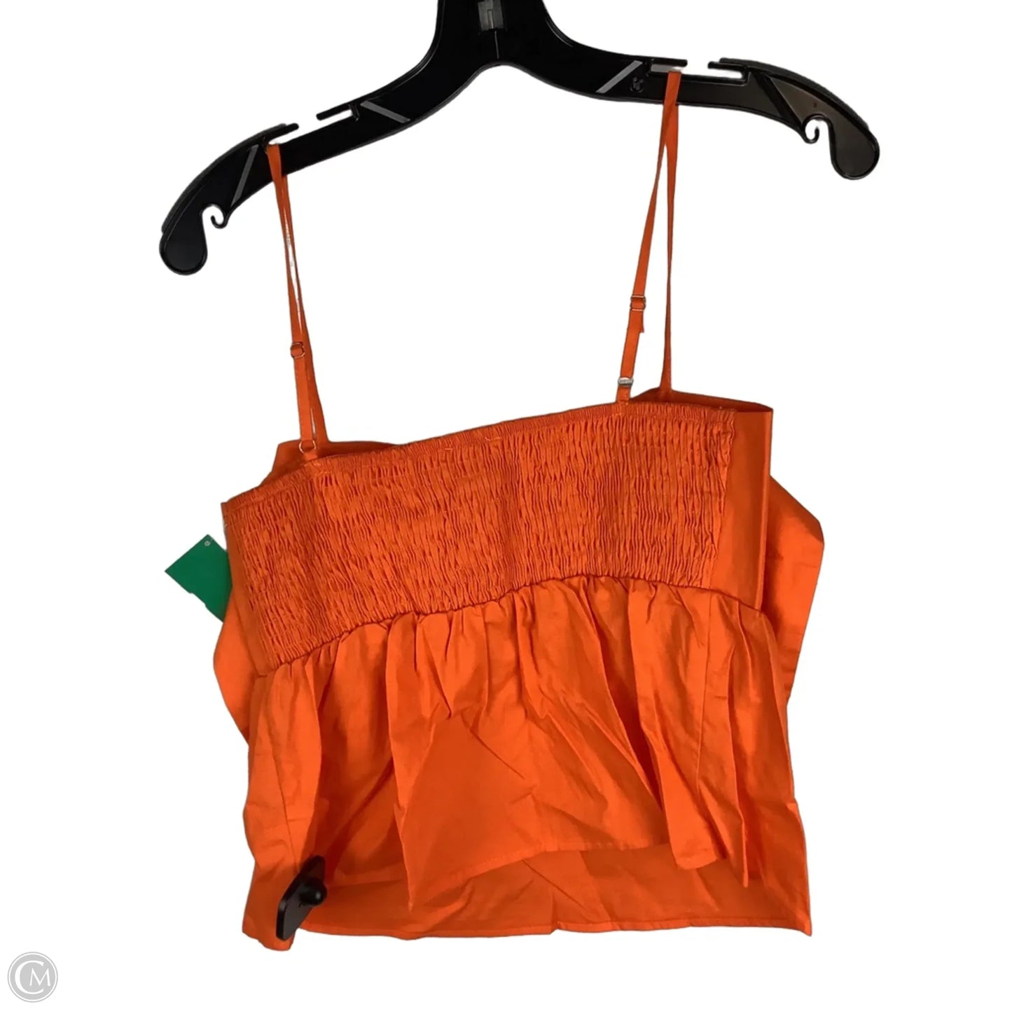 Top Sleeveless By Timing In Orange, Size: S