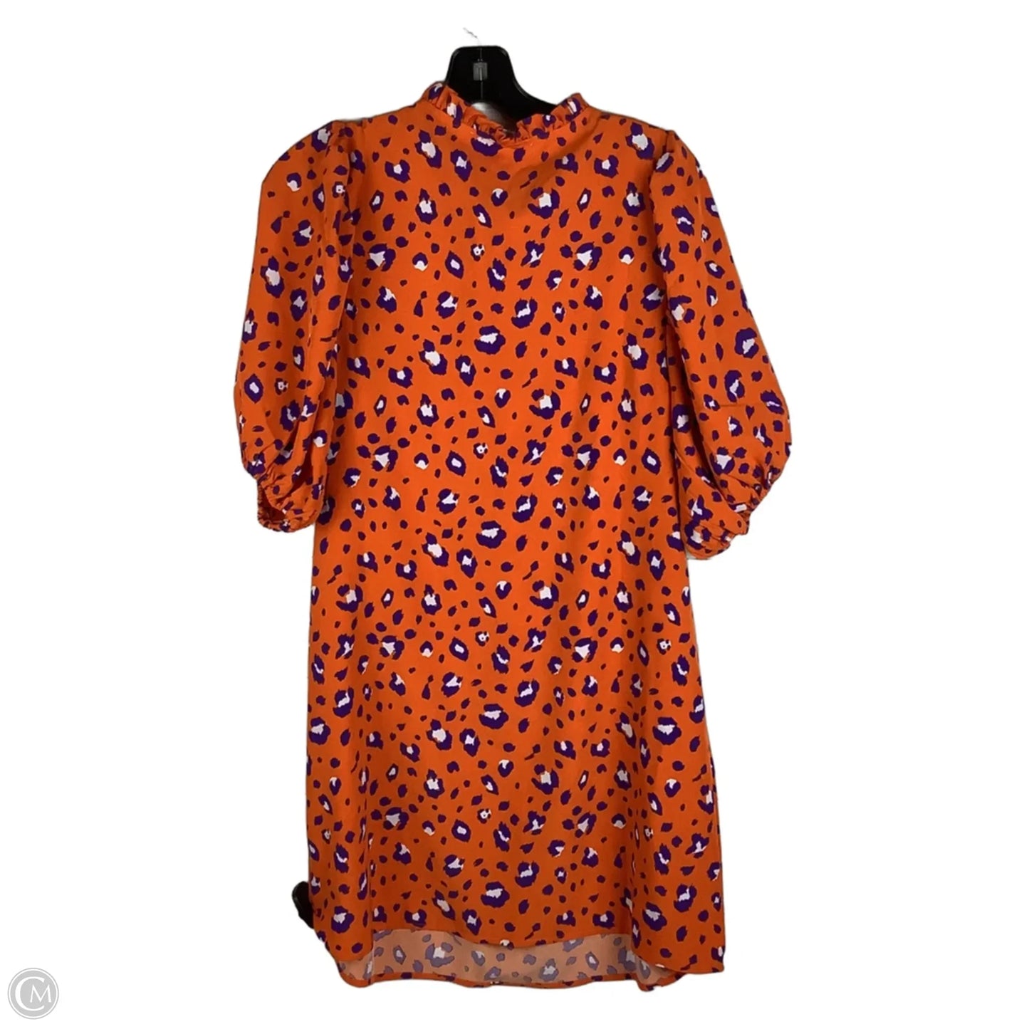 Dress Casual Short By Michelle Mcdowell In Orange & Purple, Size: S