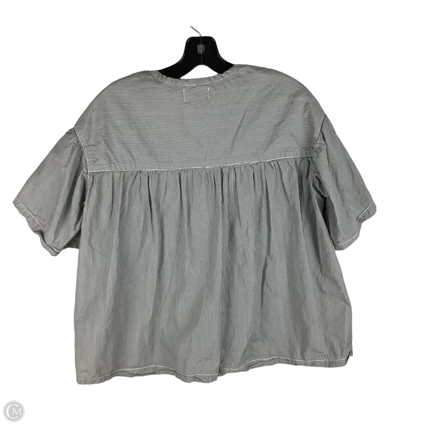 Top Short Sleeve By Mssp In Striped Pattern, Size: Xs