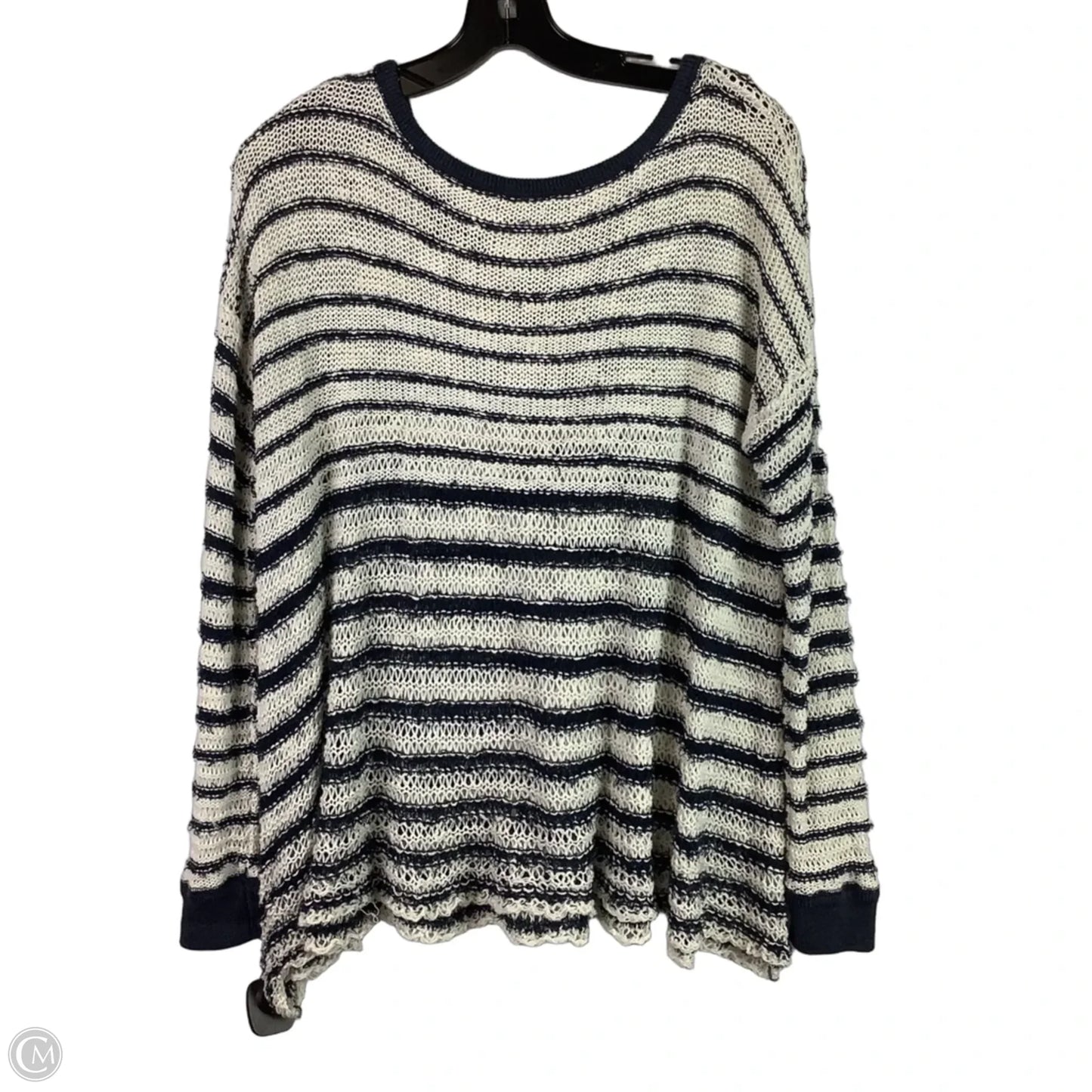 Sweater By Free People In Striped Pattern, Size: S