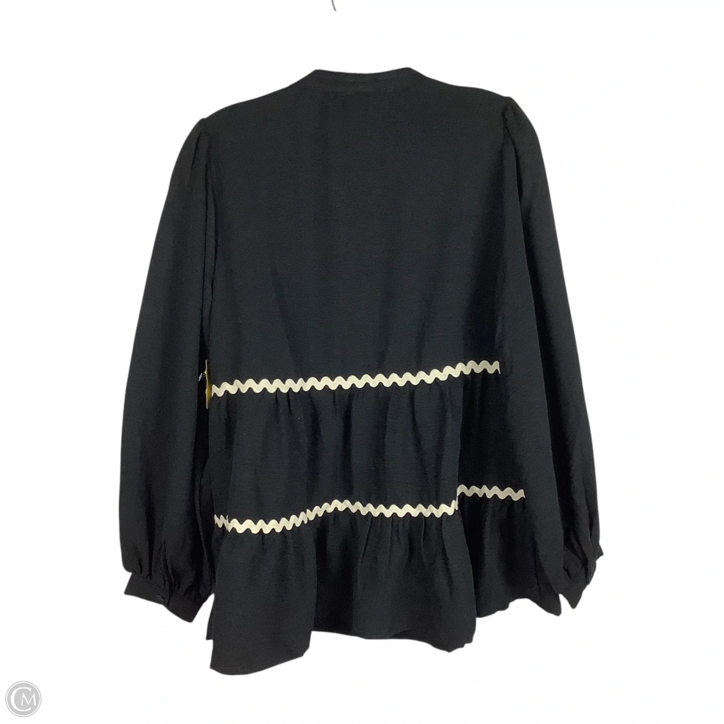 Top Long Sleeve By Clothes Mentor In Black, Size: S