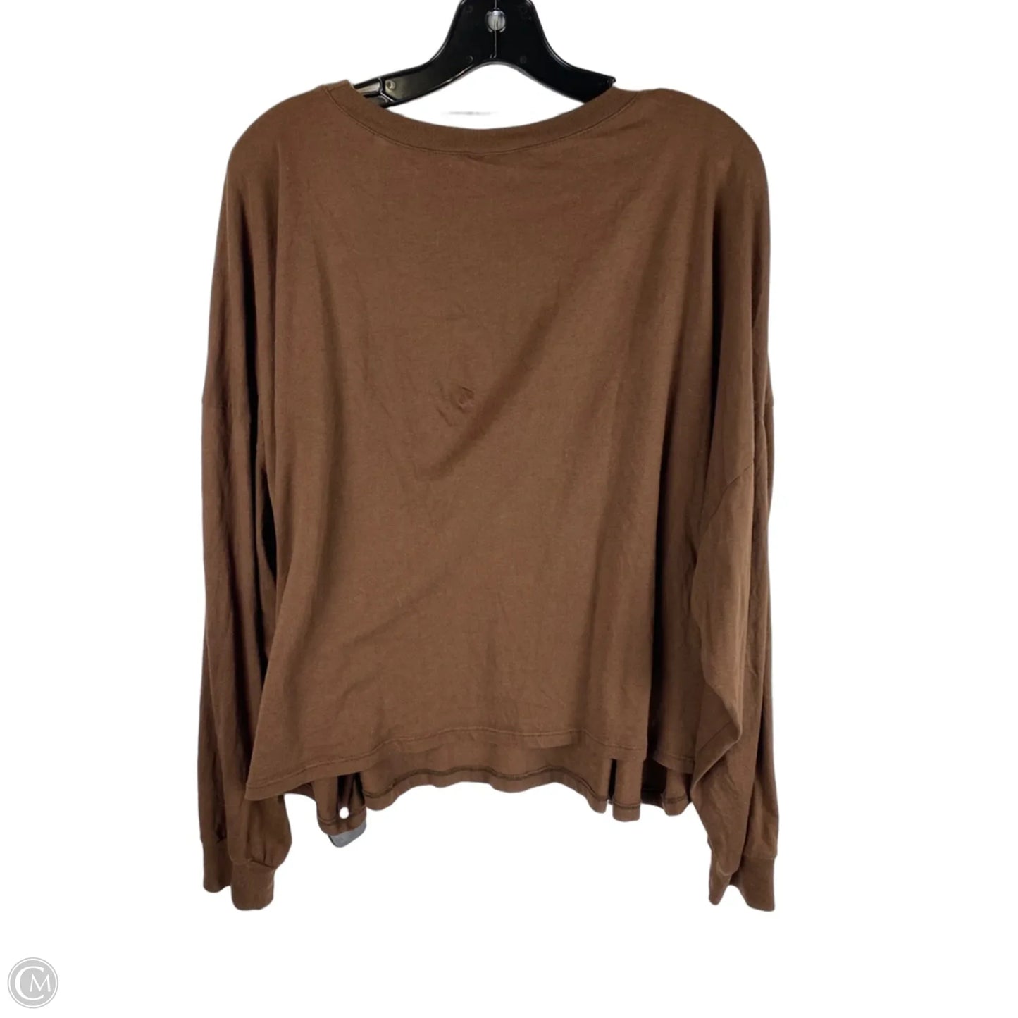 Top Long Sleeve By Torrid In Brown, Size: 3x