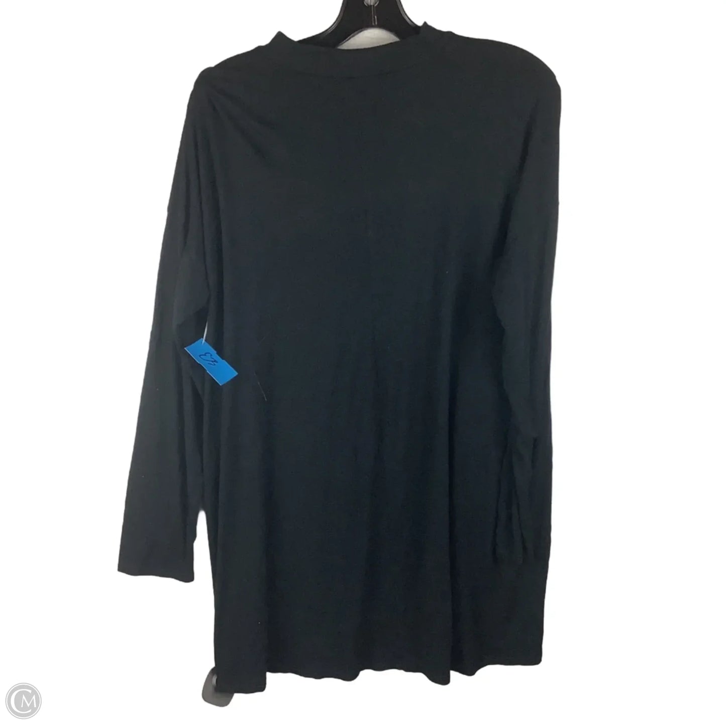 Top Long Sleeve By Eileen Fisher In Black, Size: M