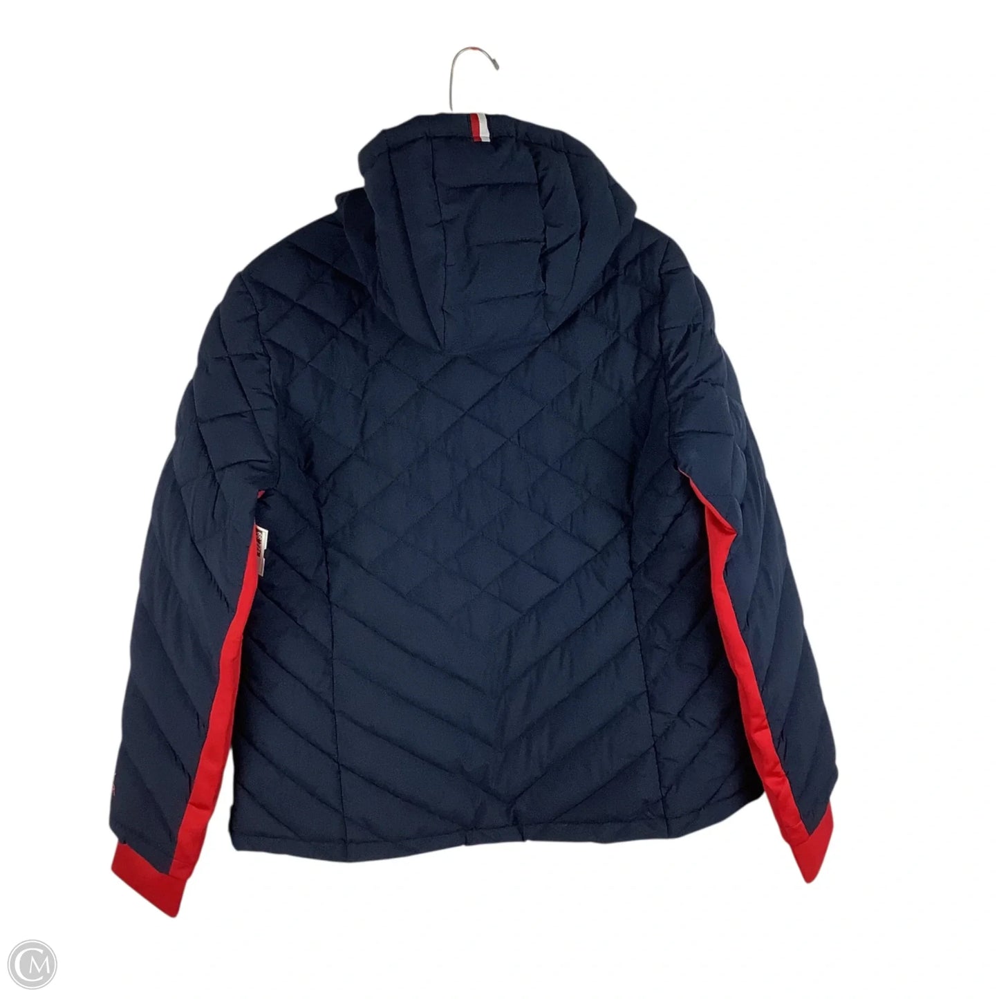 Jacket Puffer & Quilted By Tommy Hilfiger In Navy, Size: L