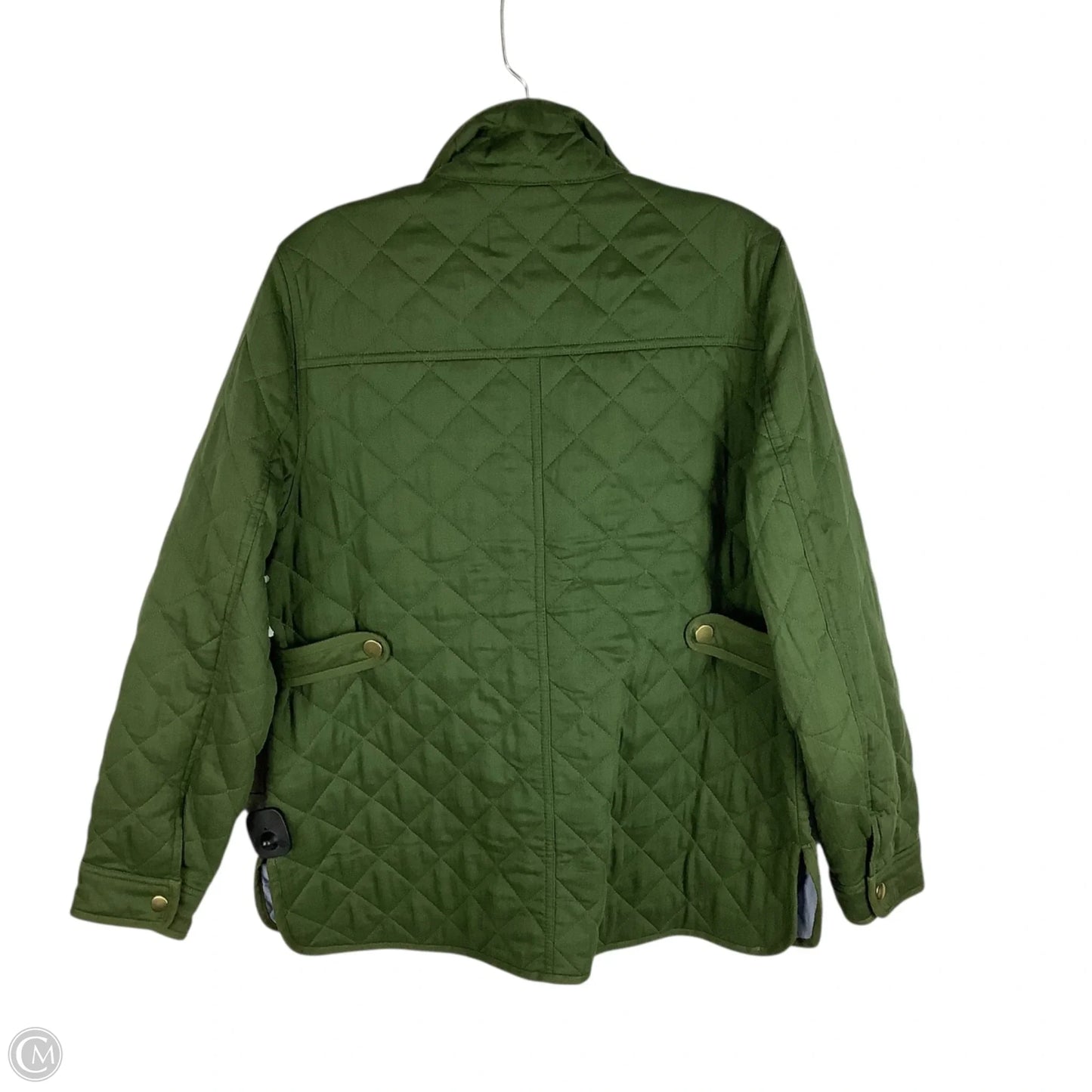 Jacket Puffer & Quilted By J. Crew In Green, Size: M