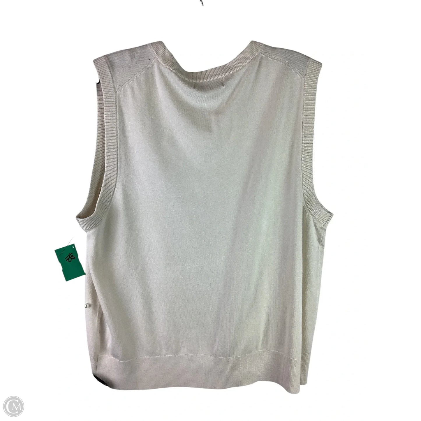 Sweater Designer By Karl Lagerfeld In Beige, Size: L
