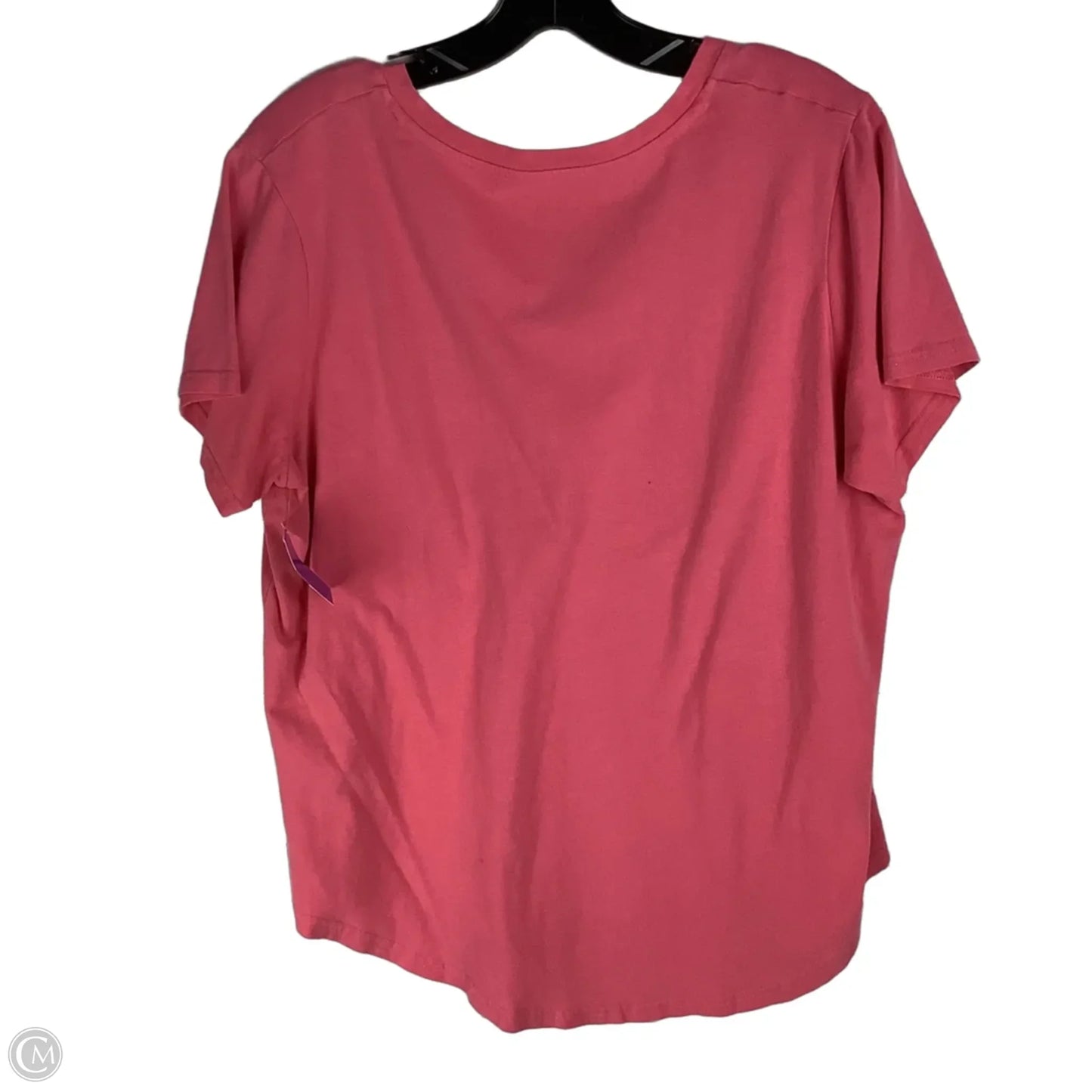 Top Short Sleeve Basic By Ariat In Pink, Size: L