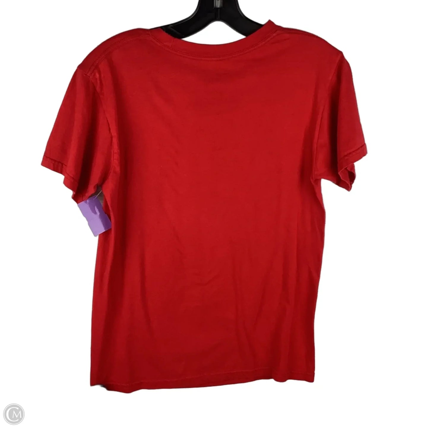 Top Short Sleeve Basic By Disney In Red, Size: S